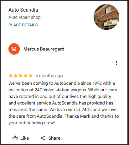 Auto Scandia Volvo Review