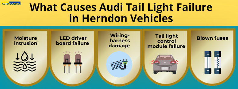 What Causes Audi Tail Light Failure in Herndon Vehicles