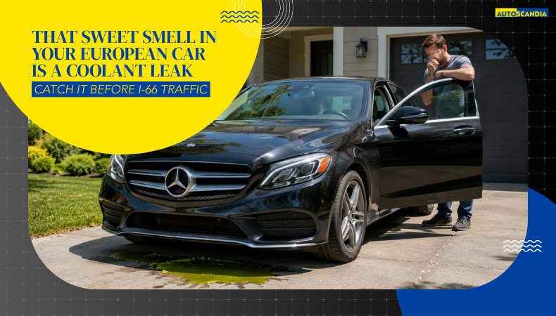 That Sweet Smell in Your European Car Is a Coolant Leak — Catch It Before I-66 Traffic